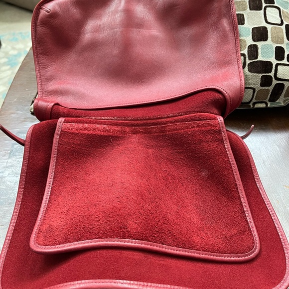 Vtg Coach Hippie Flap Crossbody Bag  H0P-9082 - Picture 12 of 15